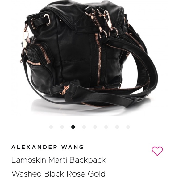 Alexander Wang Lambskin Marti Backpack. - Picture 3 of 6